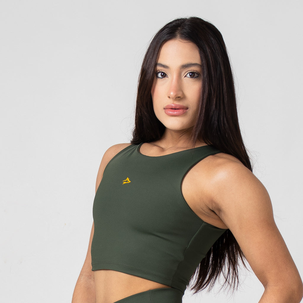 Top Basic Sport Lupus Verde Bandeira