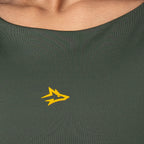 Top Basic Sport Lupus Verde Bandeira