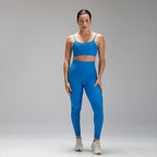 Conjunto Basic Feminino Top e Calça - New Horizon Azul Mar