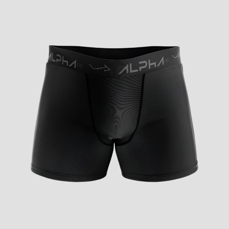 Cueca Boxer Alpha Preto
