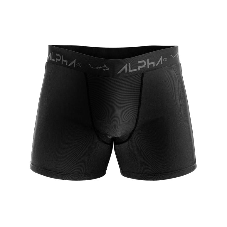 Cueca Boxer Alpha Co Preto