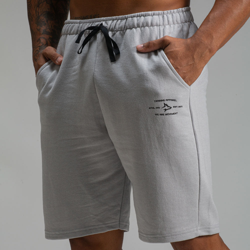 Bermuda Moletom Athletic Cinza