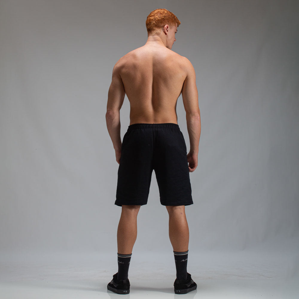 Bermuda Moletom Athletic Preto