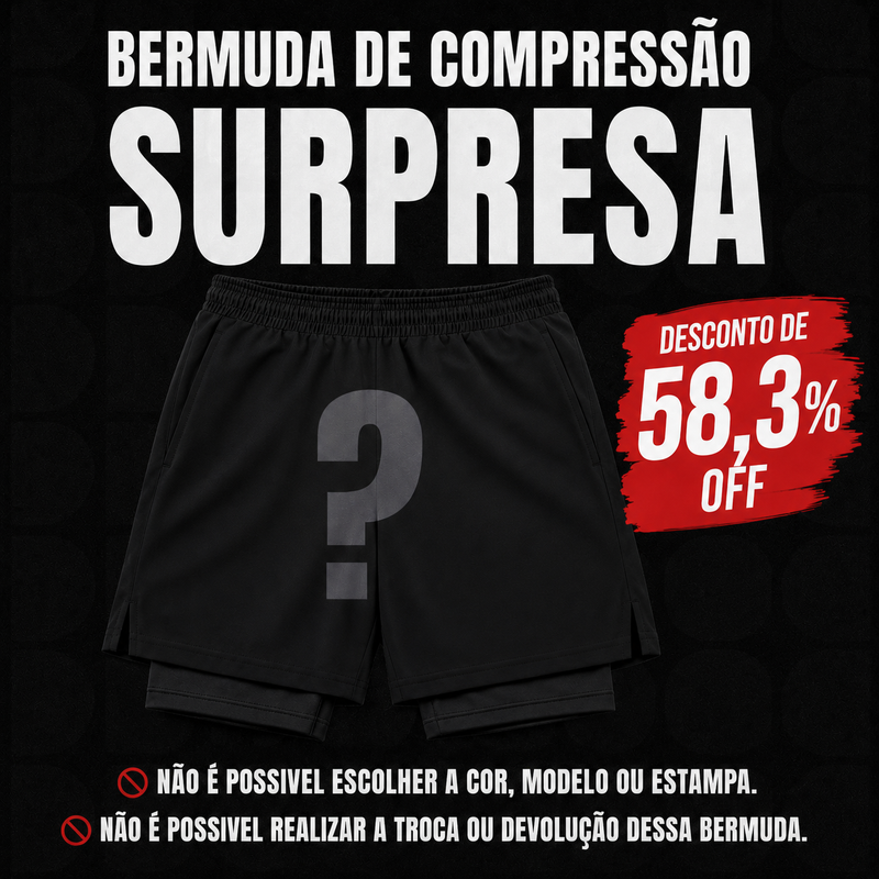 Bermuda Compressão Surpresa