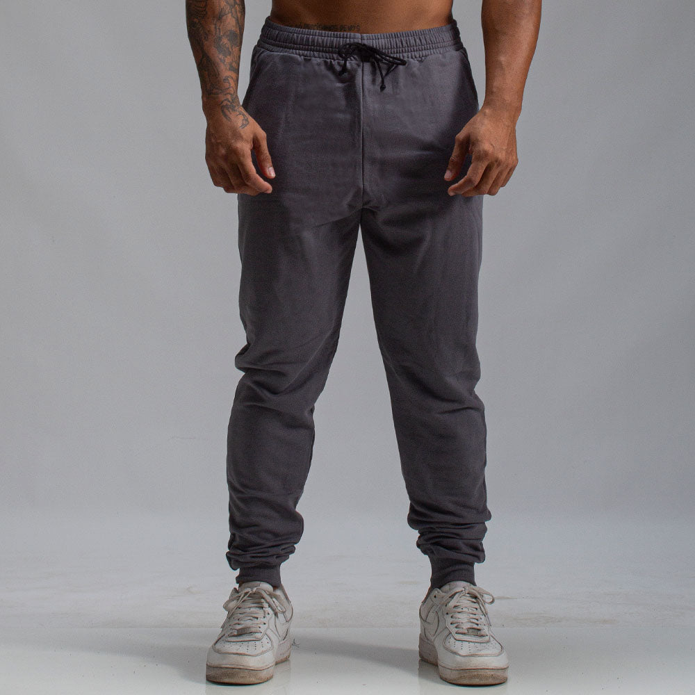 Calça Moletom Jogger Athletic Chumbo