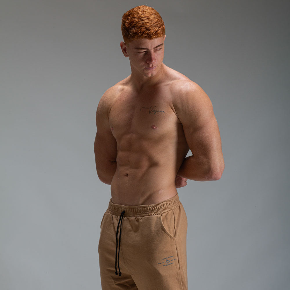 Calça Moletom Jogger Athletic Marrom