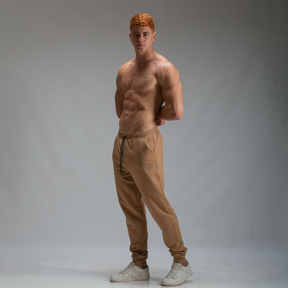Calça Moletom Jogger Athletic Marrom
