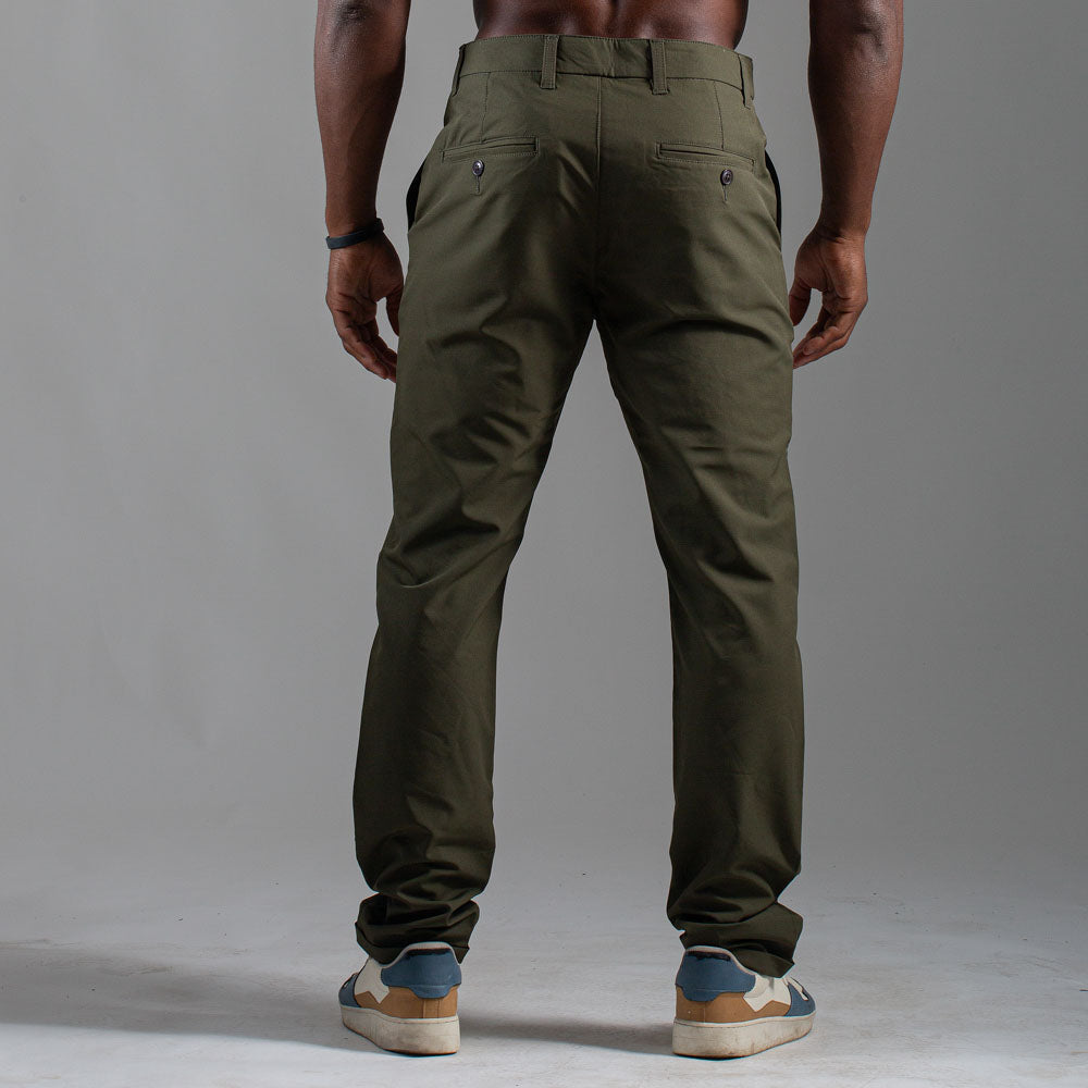 Calça Reta New Horizon Verde Musgo