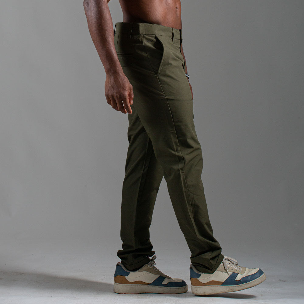 Calça Reta New Horizon Verde Musgo