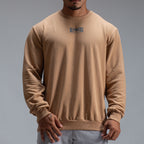 Camisa Moletom Manga Longa Strong Marrom