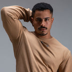 Camisa Moletom Manga Longa Strong Marrom