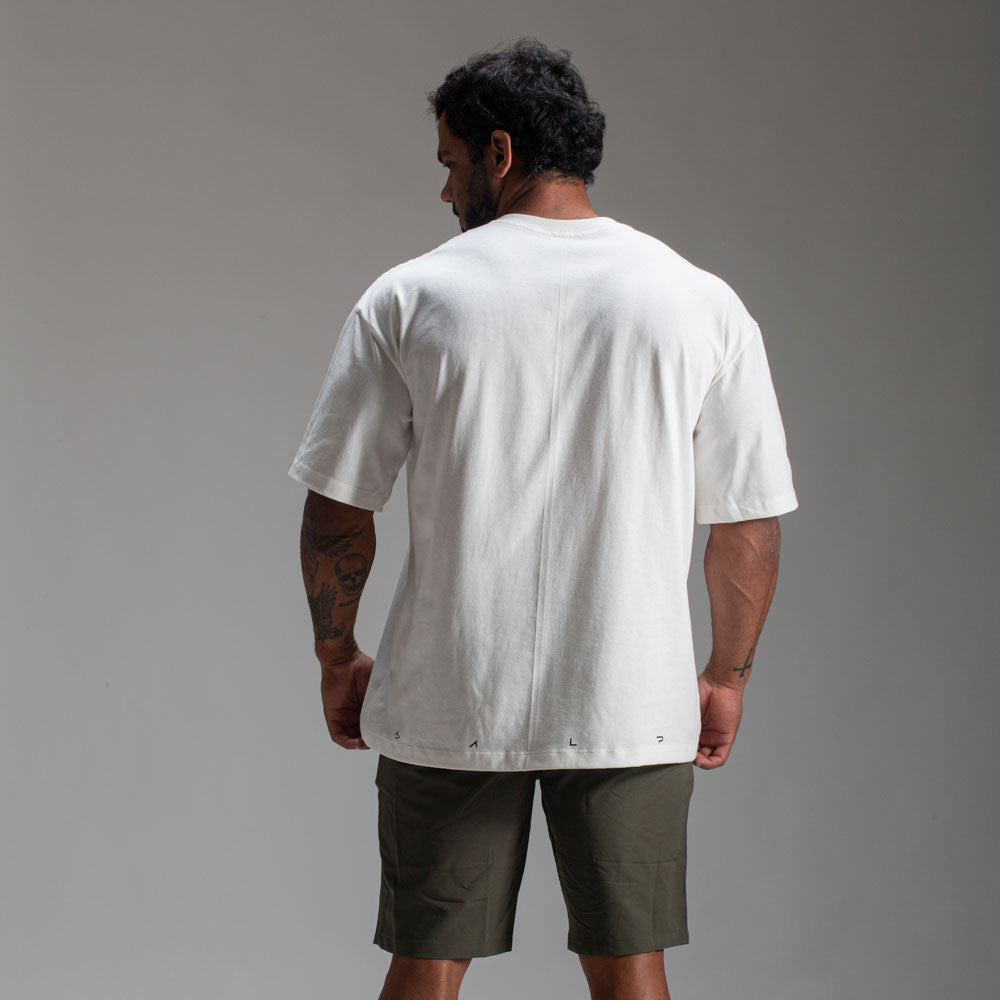 Camiseta Oversized Hero Off White