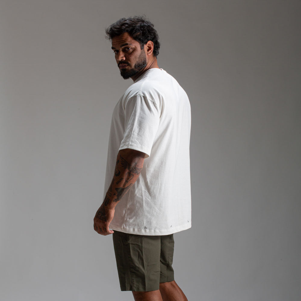 Camiseta Oversized Hero Off White