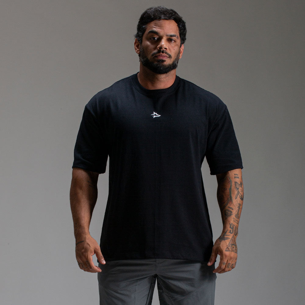 Camiseta Oversized Hero Preto