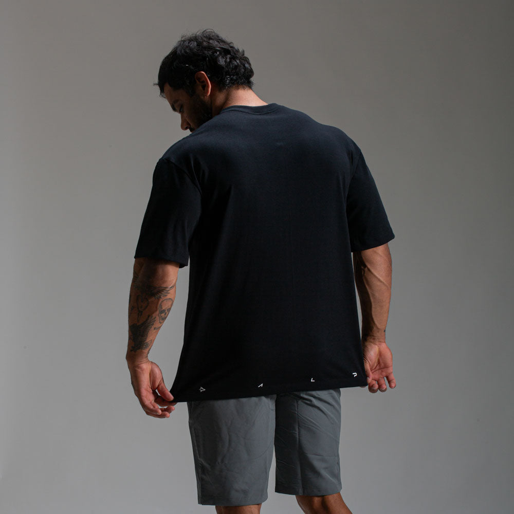 Camiseta Oversized Hero Preto