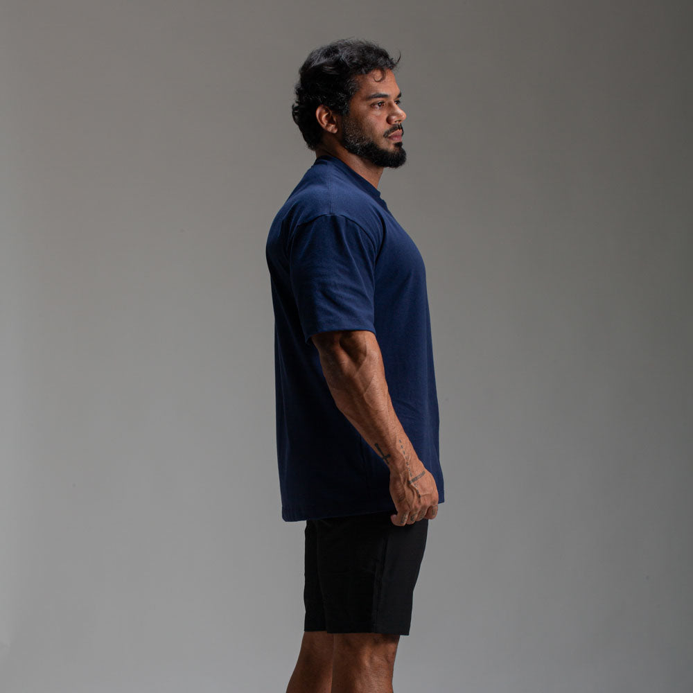 Camiseta Oversized Legacy Azul Marinho