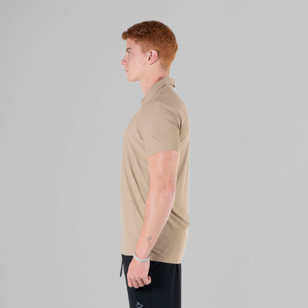 Camisa Polo Dry Fit Tenacity Caqui