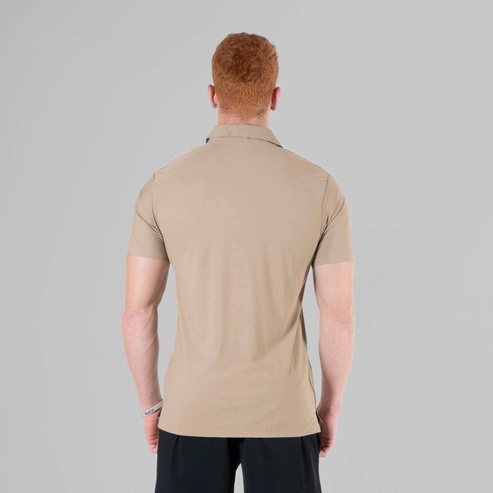 Camisa Polo Dry Fit Tenacity Caqui