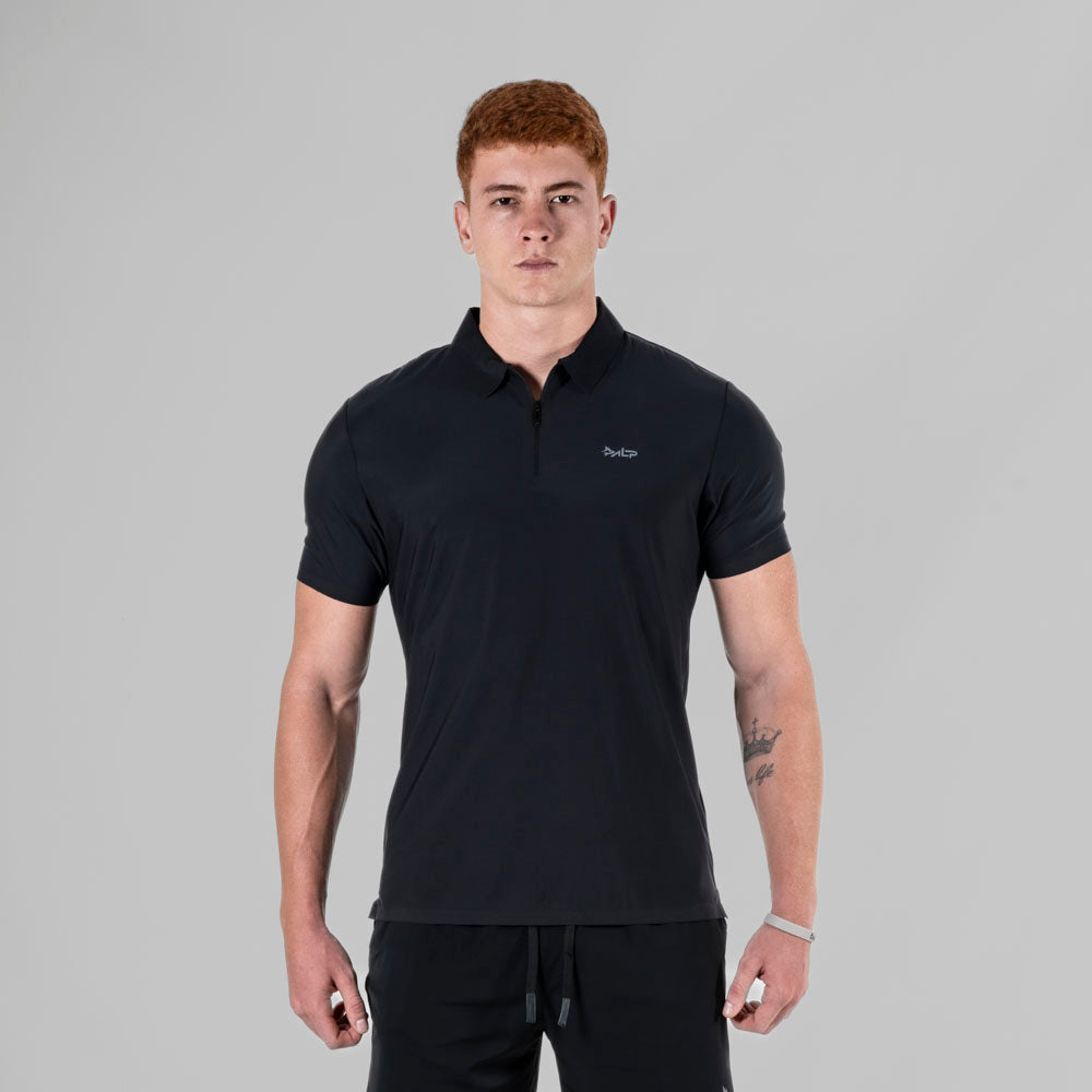 Camisa Polo Dry Fit Tenacity Preto