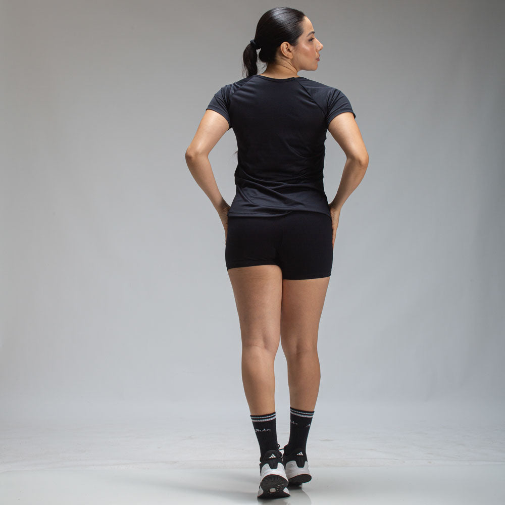 Camiseta Feminina Dry Fit New Horizon Preto