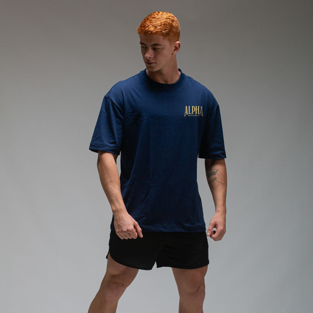 Camiseta Oversized Classic Azul Marinho