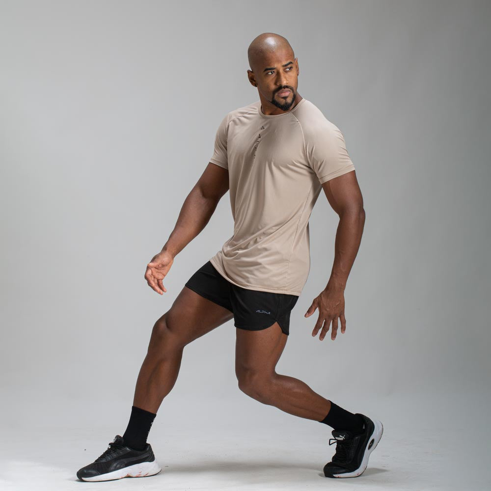 Camiseta Dry Fit Perspective Caqui Monk