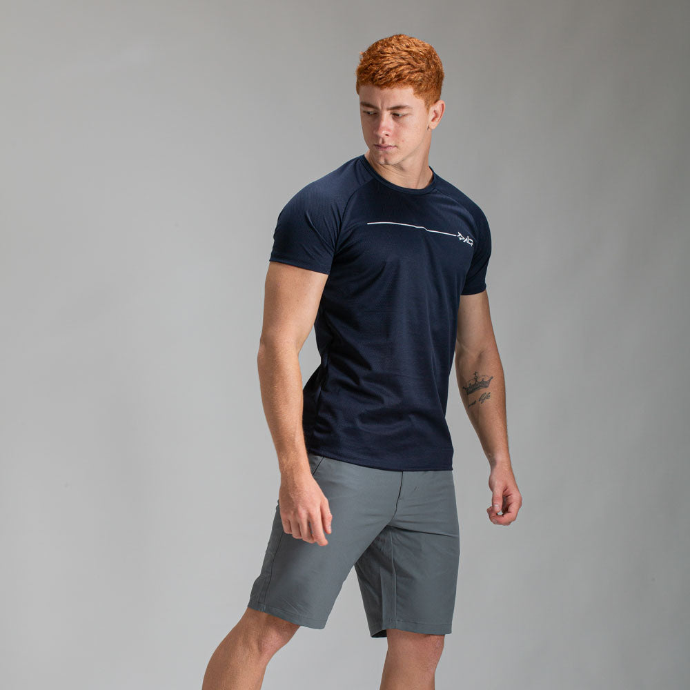 Camiseta Dry Fit Tenacity Azul Noturno