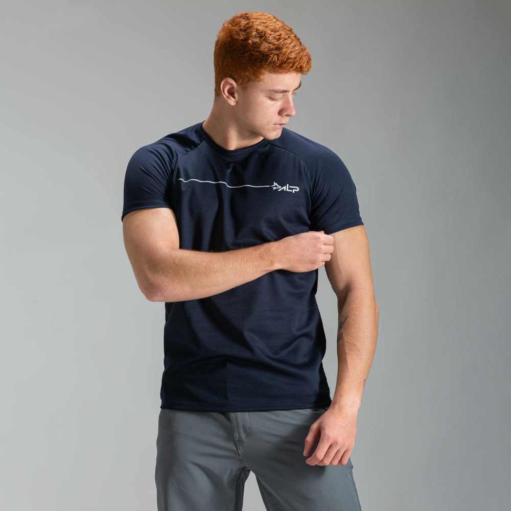 Camiseta Dry Fit Tenacity Azul Noturno