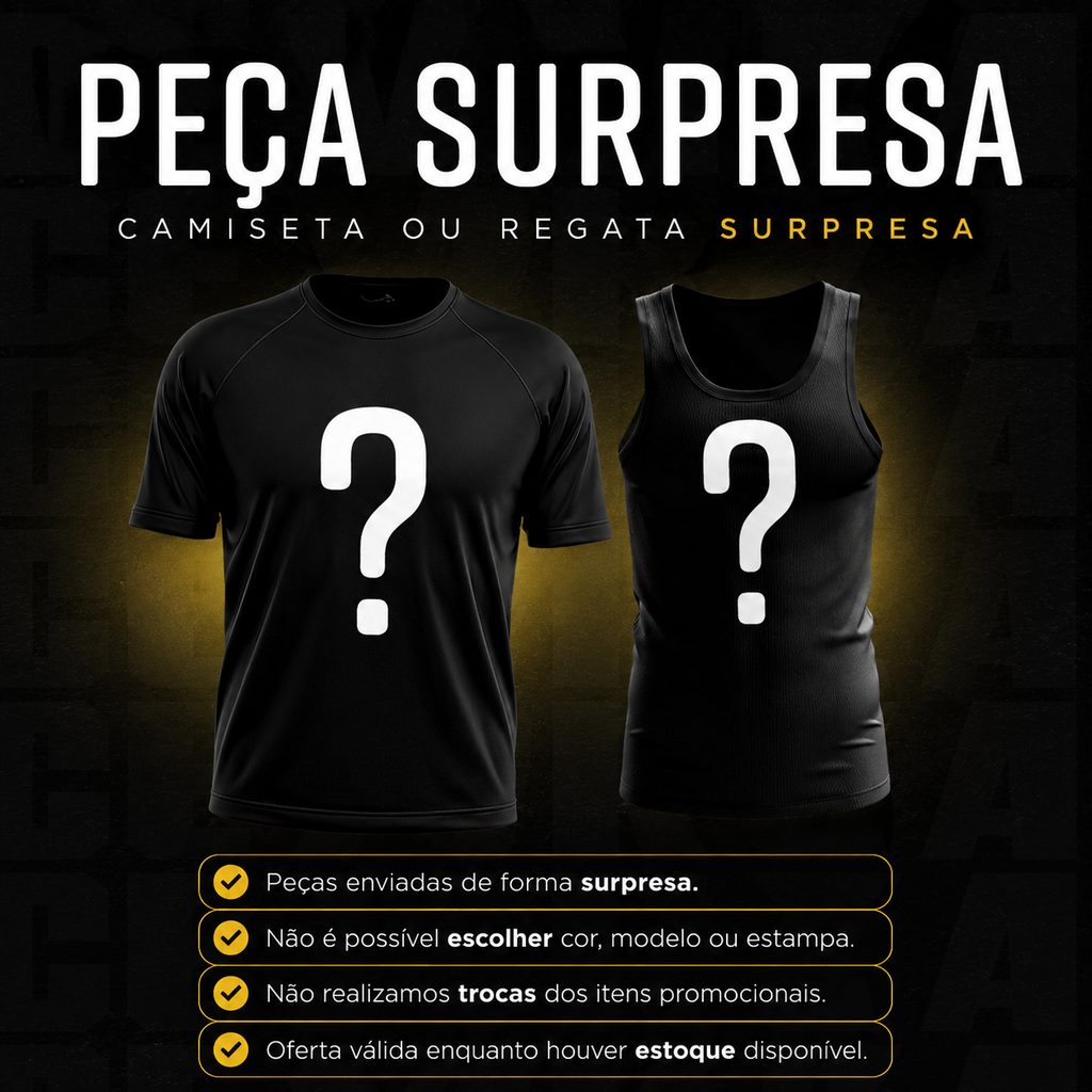 Camiseta ou Regata Surpresa