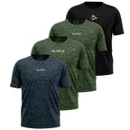 Kit 4 Dry Fit Dia de Treino em Dobro