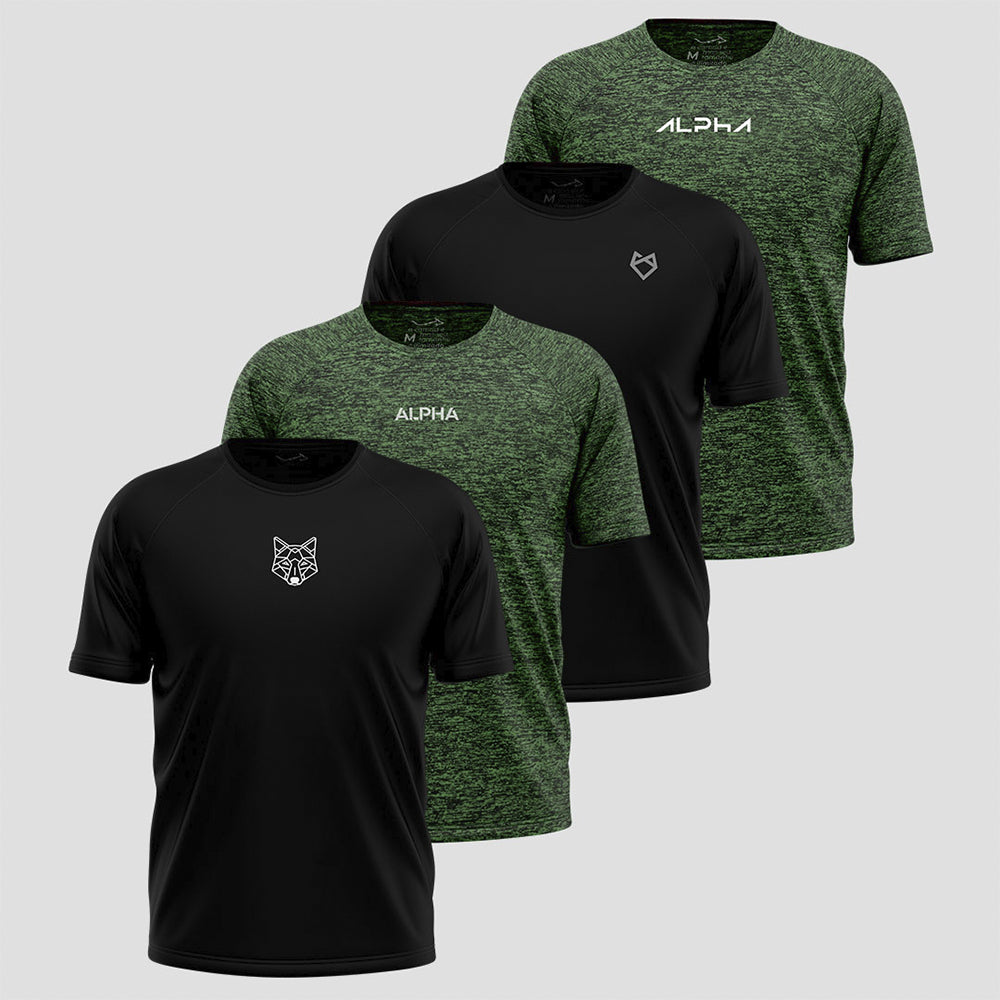 Kit 4 Camisetas Dry Fit Treino