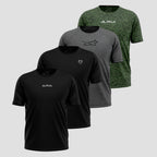 Kit 4 Camisetas Dry Fit para Evoluir no Treino