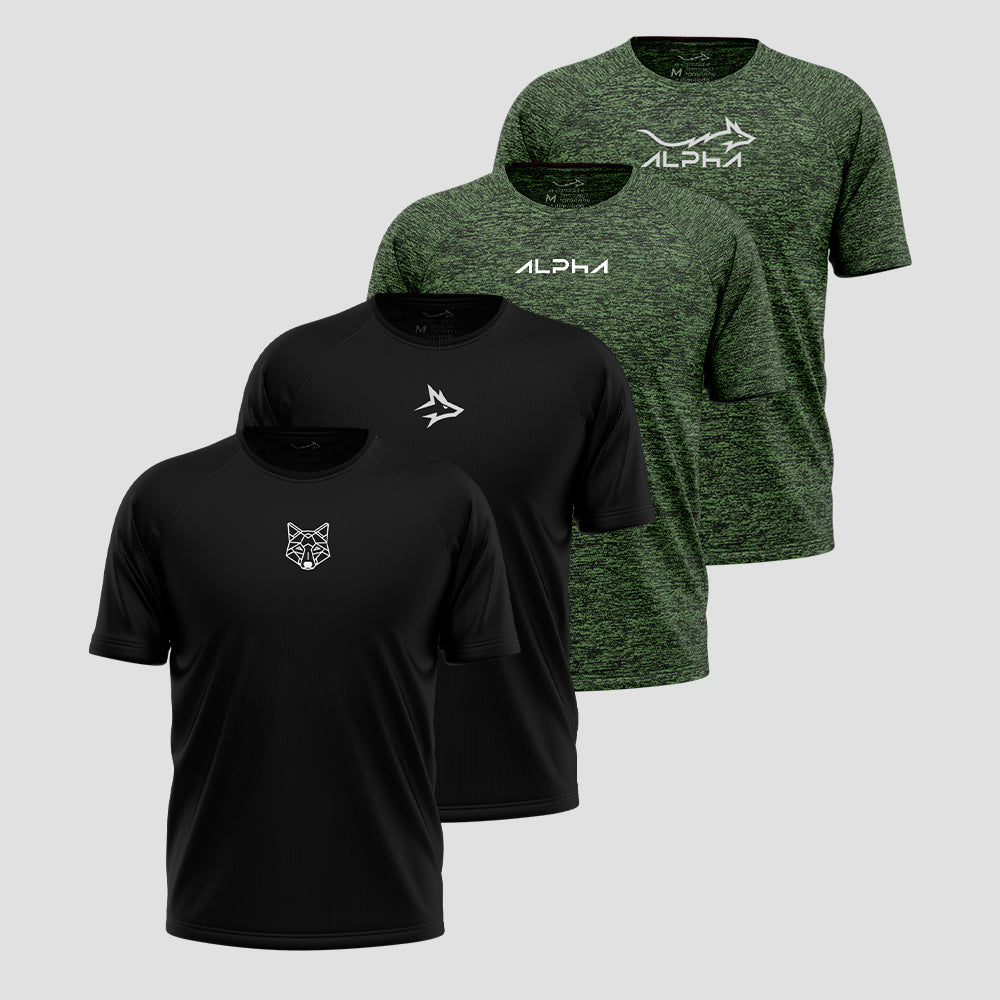 Kit 4x Dry Fit Alpha – Pack Econômico