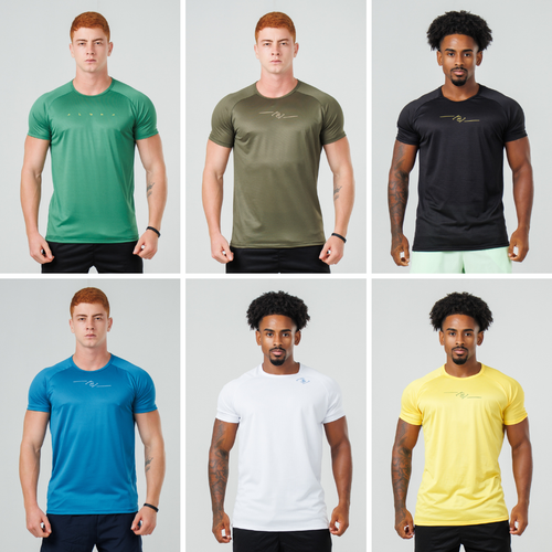 Kit Essential Copa 6 Camisetas Dry Fit