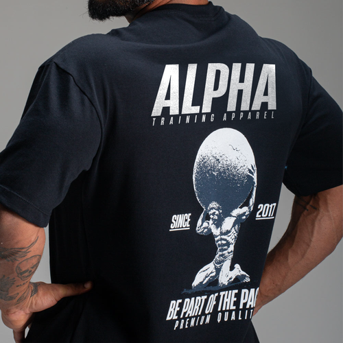 Camiseta Oversized Power Preto