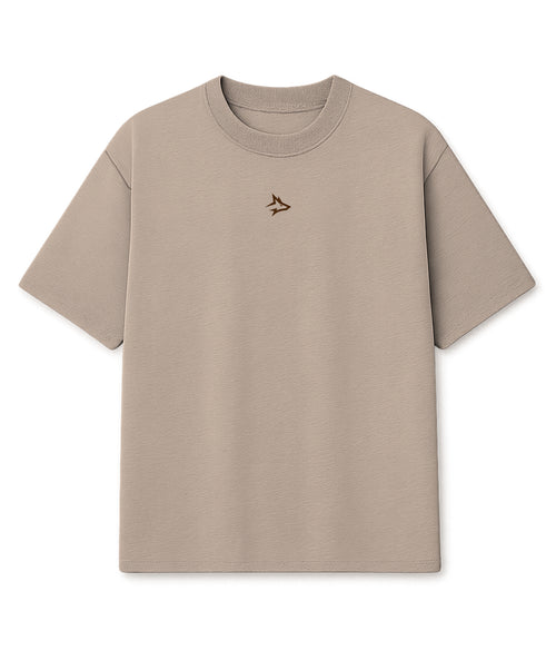Camiseta Oversized Lupus Bege Duna