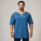Camiseta Oversized Legacy Azul Vintage