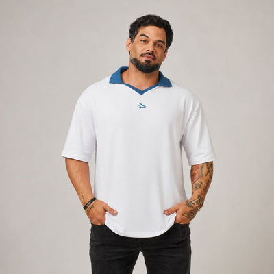 Camiseta Oversized Retrô Lupus Branco Origem