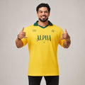 Camiseta Oversized Alpha Club Amarelo Clássico