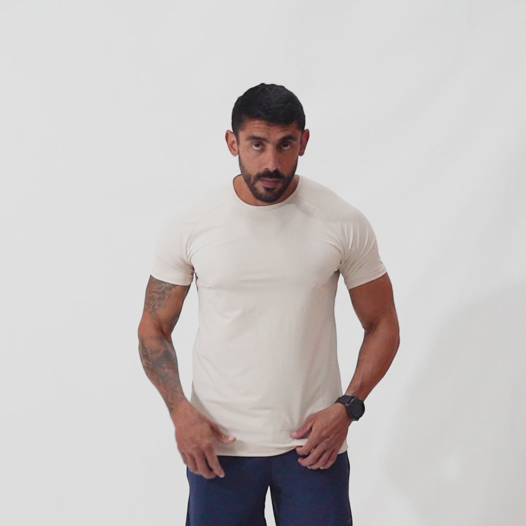 Camiseta Poliamida Thermo Lupus Bege Monk