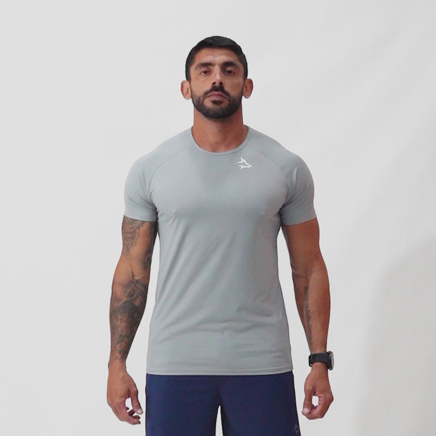 Camiseta Poliamida New Lupus Cinza Gelo