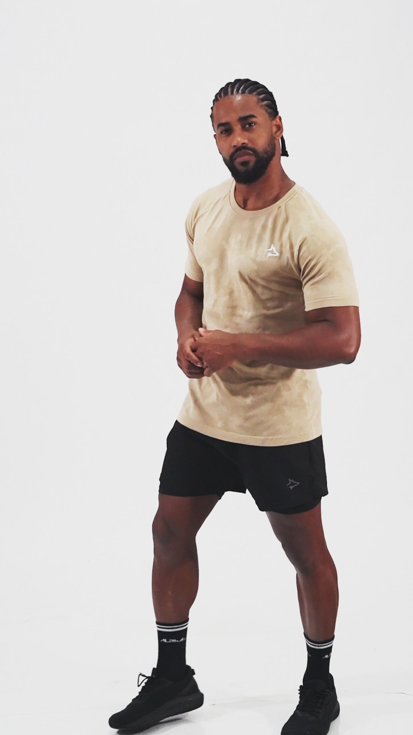 Camiseta Apex Dry New Lupus Caqui - Sem Costura