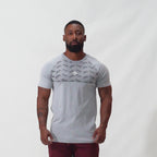 Camiseta Apex Dry Holographic Cinza Gelo - Sem Costura