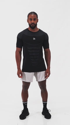 Camiseta Apex Dry Core Preto - Sem Costura