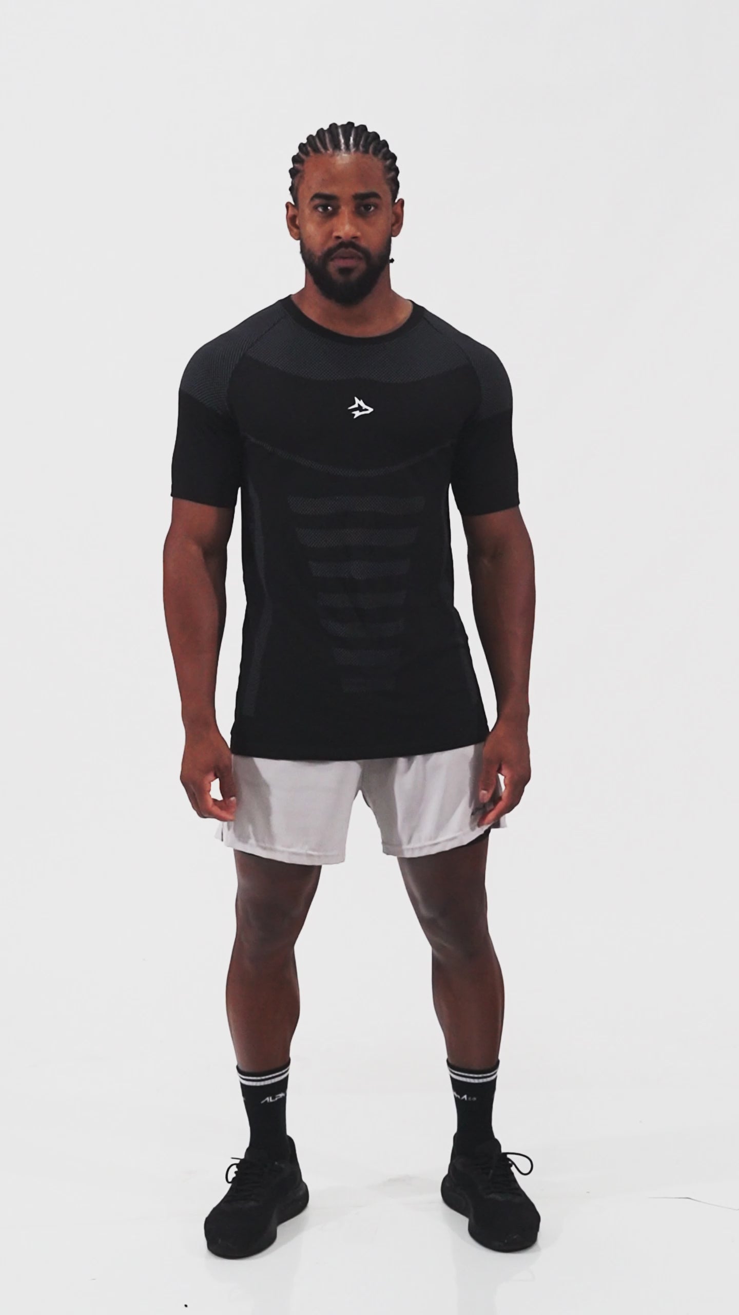 Camiseta Apex Dry Core Preto - Sem Costura