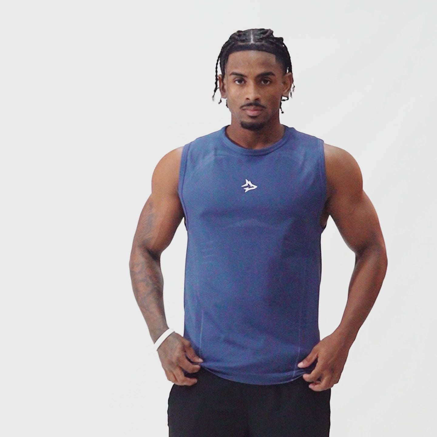 Regata Apex Dry Power Marinho - Sem Costura