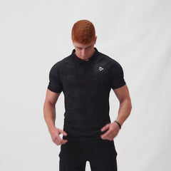 Camisa Polo Apex Dry New Lupus Preto - Sem Costura