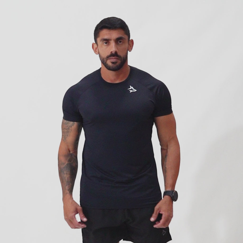 Camiseta Poliamida New Lupus Preto