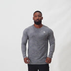 Camisa Manga Longa Apex Dry New Lupus Cinza - Sem Costura