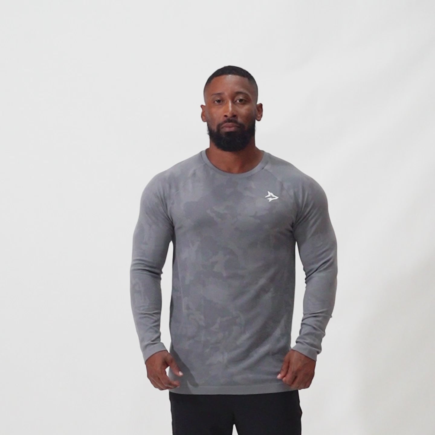 Camisa Manga Longa Apex Dry New Lupus Cinza - Sem Costura